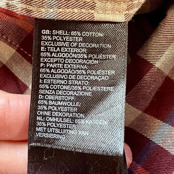 The North Face Men's Multicolor Plaid Long Sleeve Button Down Shirt‎ Size Medium - Picture 7 of 12